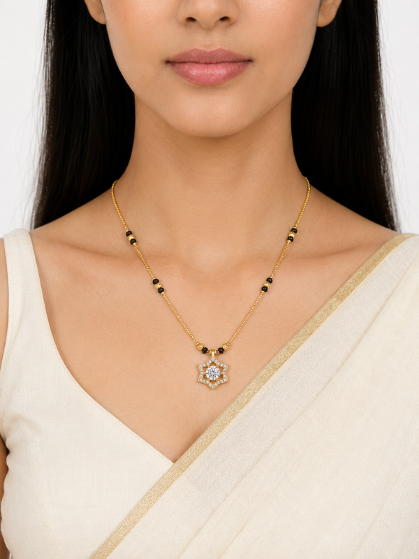 Heer 18K Gold Plated Mangalsutra