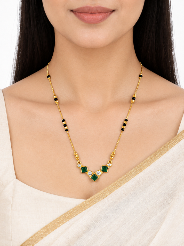 Rishita 18K Gold Plated Mangalsutra