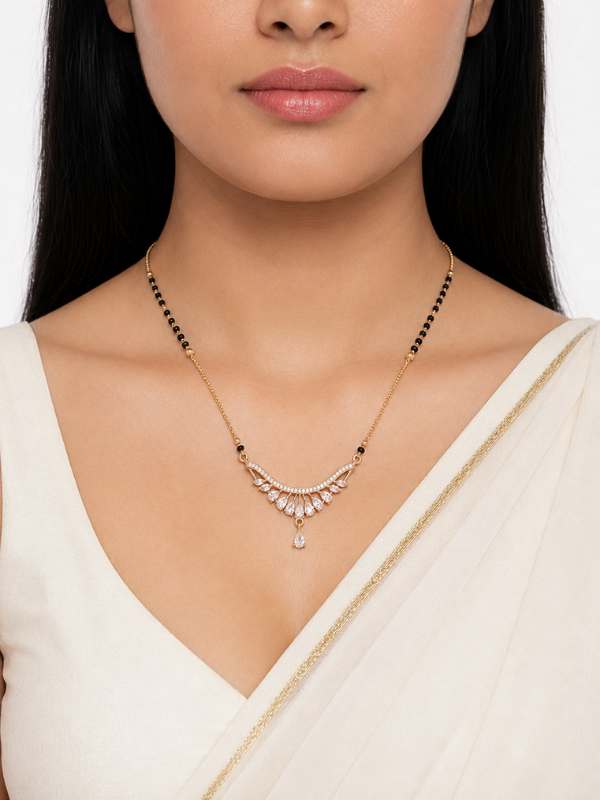 Vamika  Rose Gold Mangalsutra