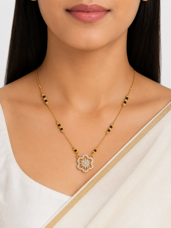 Nishita 18K Gold Plated Mangalsutra