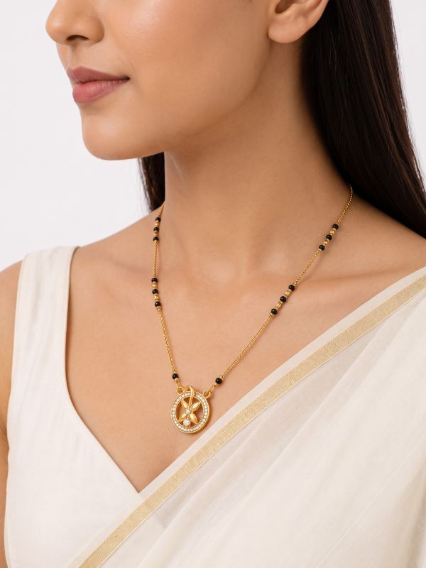 Anushaa 18K Gold Plated Mangalsutra