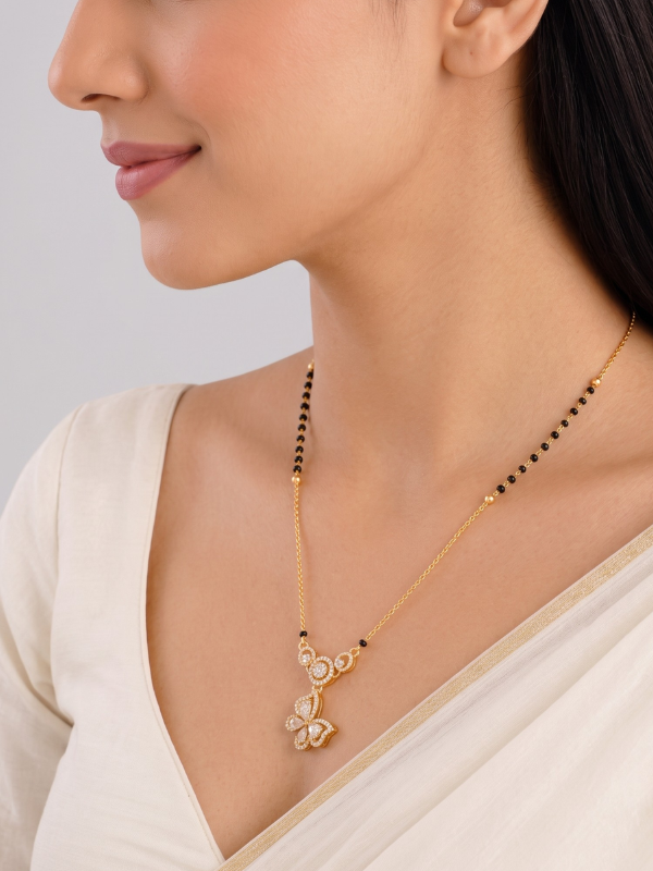 Suchi  Rose Gold Mangalsutra