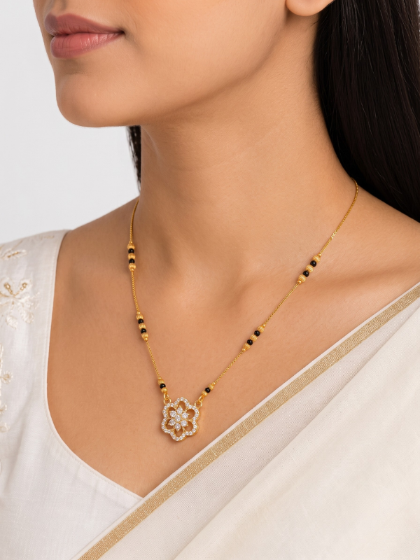 Nishita 18K Gold Plated Mangalsutra