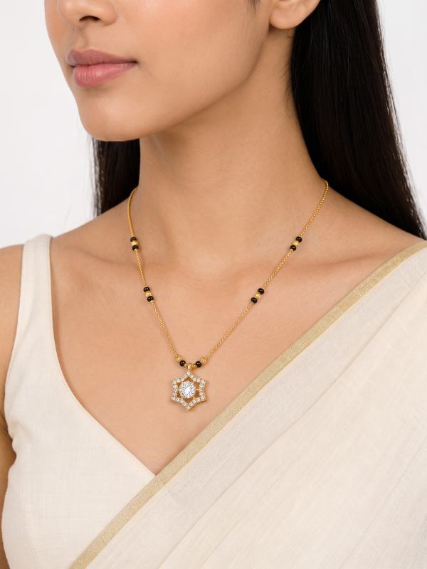 Heer 18K Gold Plated Mangalsutra