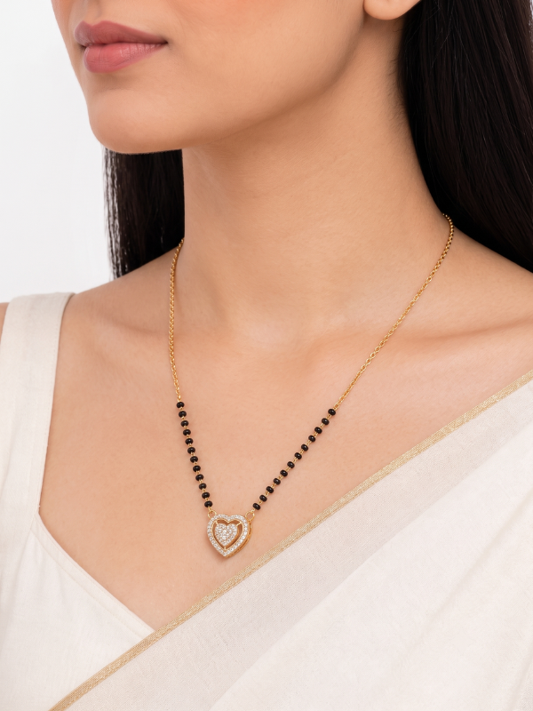 Keshvi 18K Gold Plated Mangalsutra