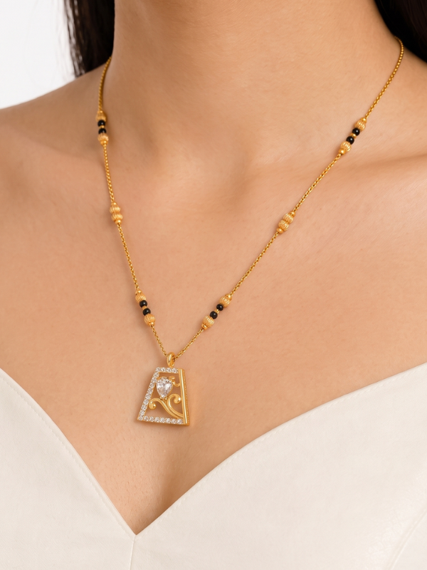 Yamini 18K Gold Plated  Mangalsutra