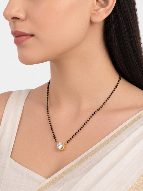 Aakansha 18K Gold Plated Mangalsutra