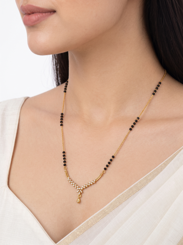 Himanshi 18K Gold Plated Mangalsutra