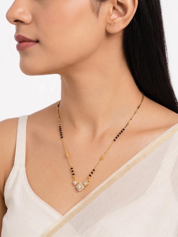 Diksha 18K Gold Plated  Mangalsutra