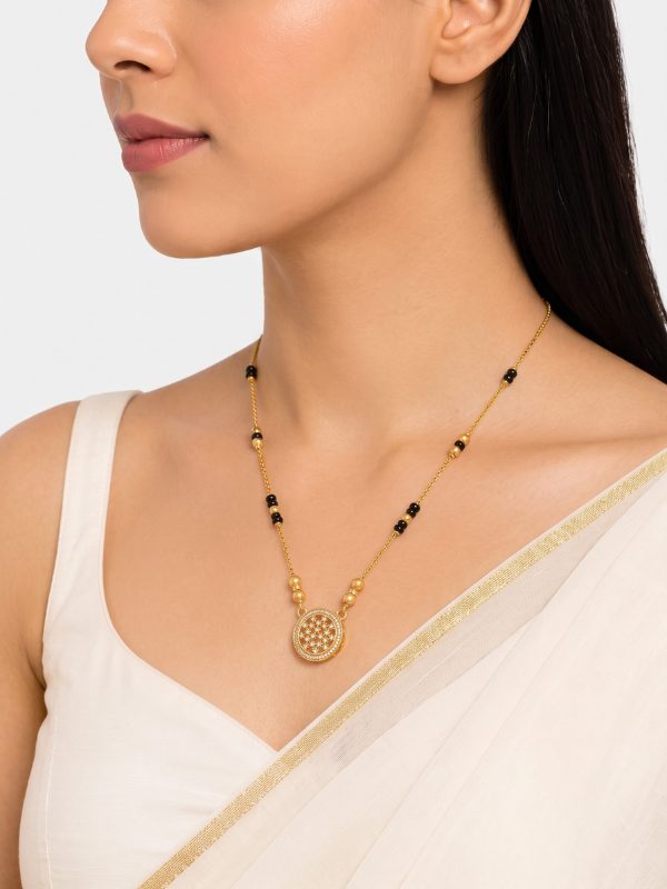 Sakshi 18K Gold Plated  Mangalsutra