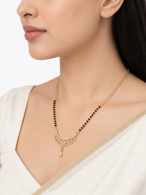 Mitva 18K Gold Plated Mangalsutra