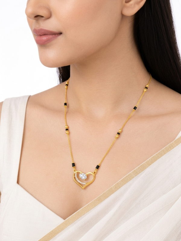 Ruchita 18K Gold Plated Mangalsutra