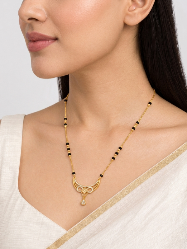 Disha 18K Gold Plated Mangalsutra