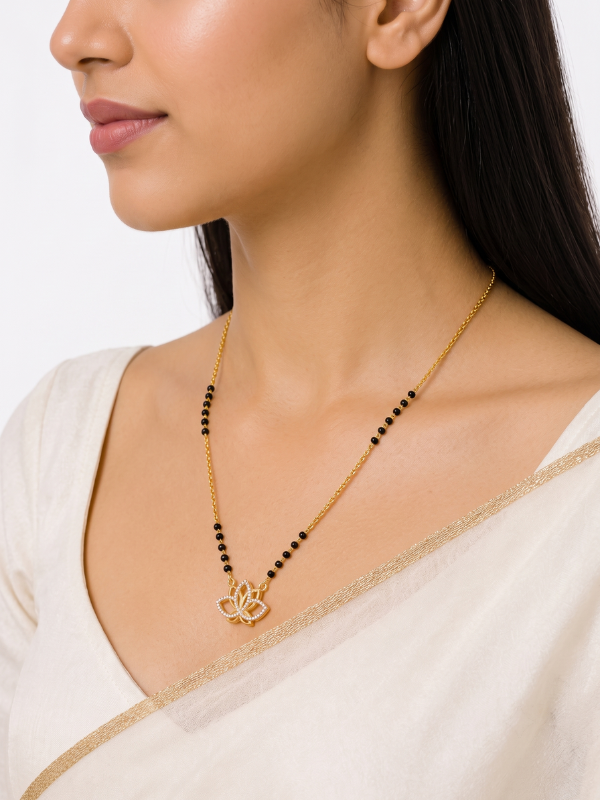 Dhruvisha 18K Gold Plated Mangalsutra