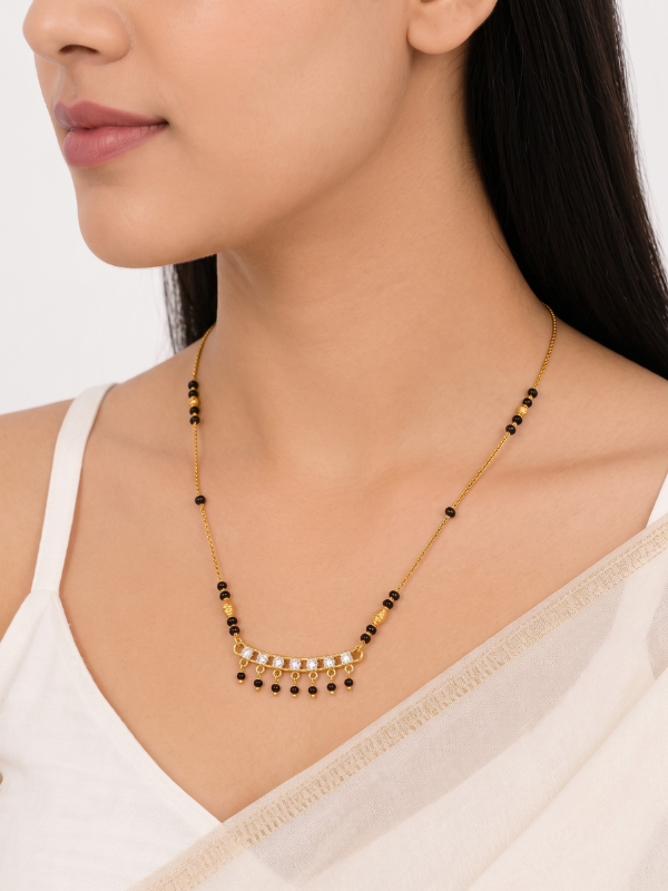 Kavya 18K Gold Plated  Mangalsutra