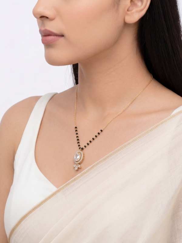 Meira Rose Gold Mangalsutra