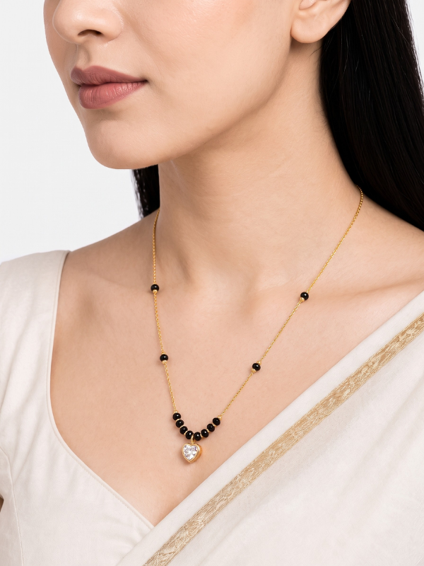 Tanaya 18K Gold Plated Mangalsutra