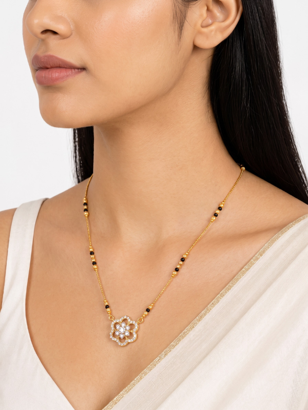 Aamya 18K Gold Plated Mangalsutra