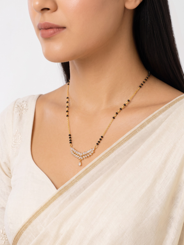 Erisha Rose Gold Mangalsutra