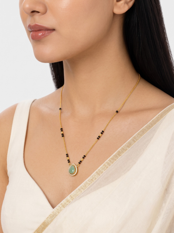 Riya 18K Gold Plated  Mangalsutra