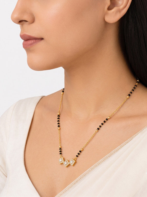 Rashmika 18K Gold Plated Mangalsutra