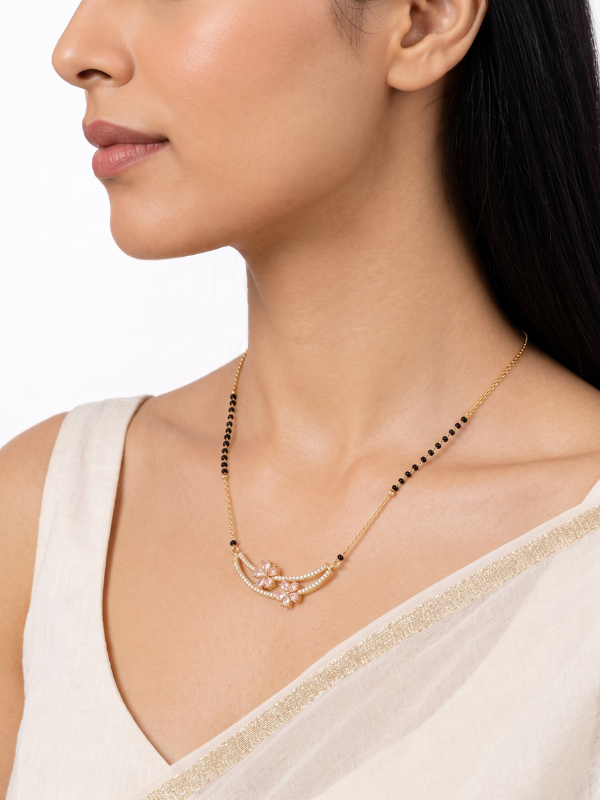 Ruhani Rose Gold Mangalsutra