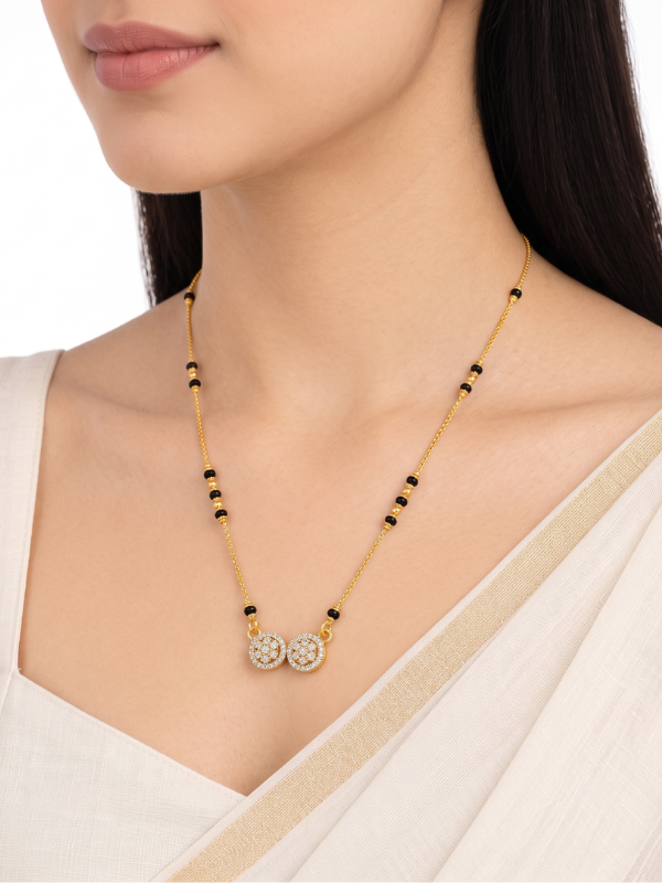 Shreya 18K Gold Plated Mangalsutra