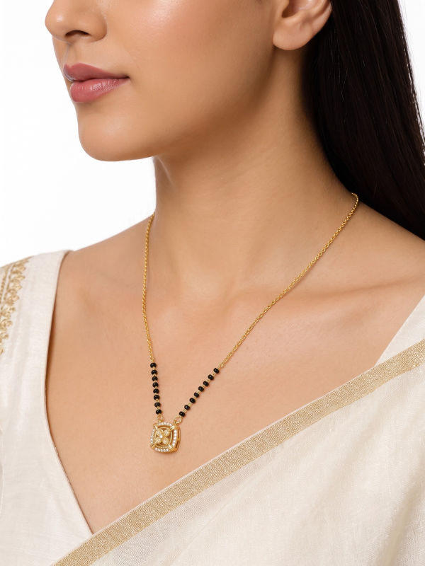 Niharika 18K Gold Plated Mangalsutra