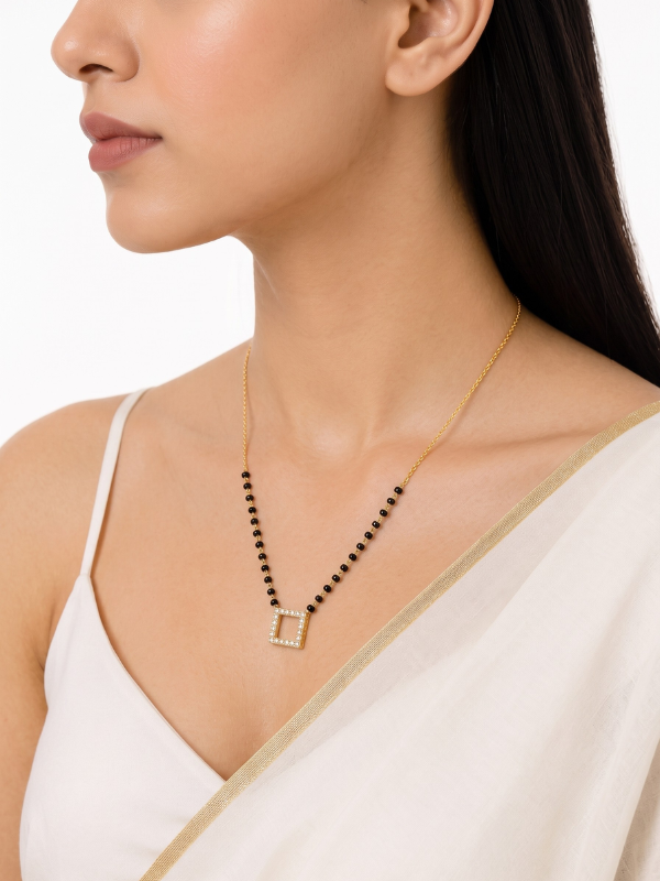 Aarohi 18K Gold Plated Mangalsutra