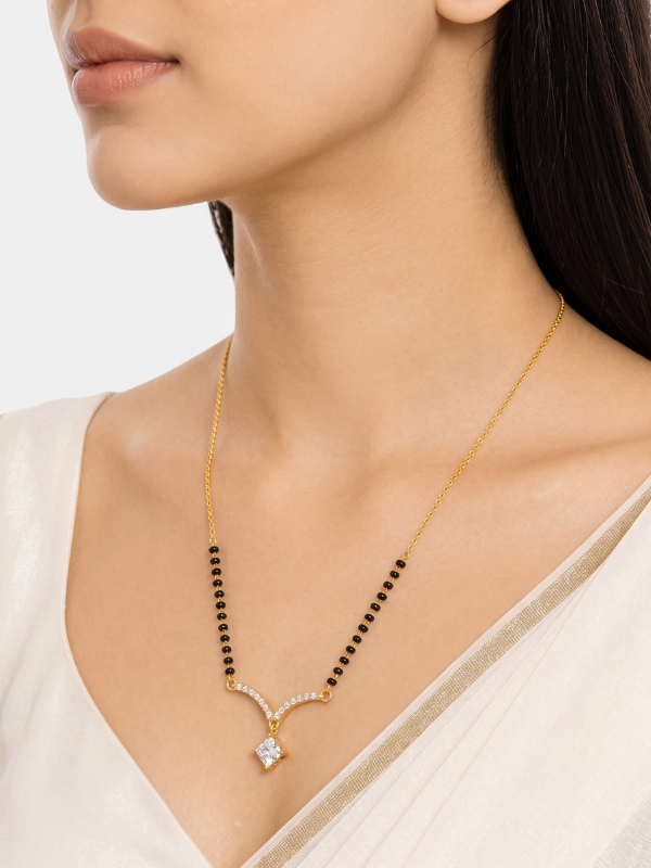 Avnisha 18K Gold Plated Mangalsutra