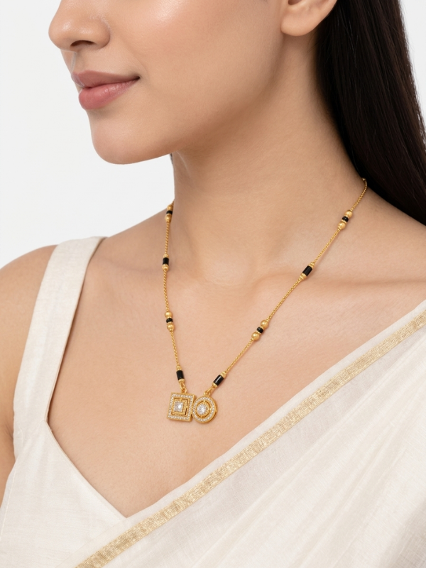 Akriti 18K Gold Plated Mangalsutra