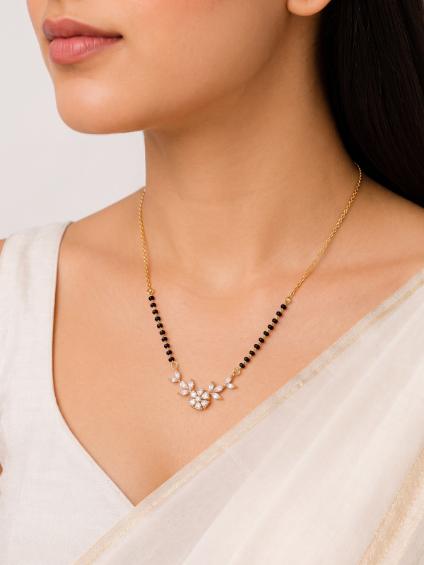Sakshi 18K Gold Plated Mangalsutra