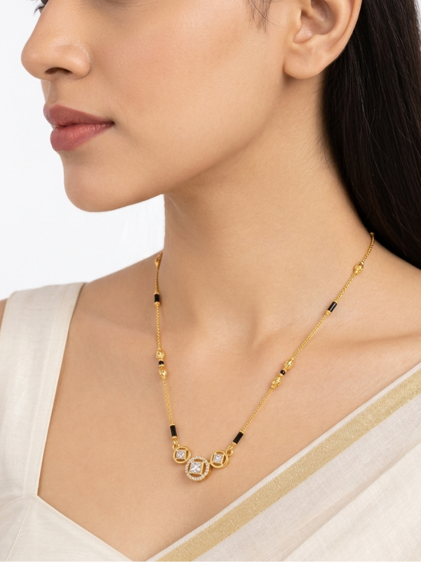 Devisha 18K Gold Plated Mangalsutra
