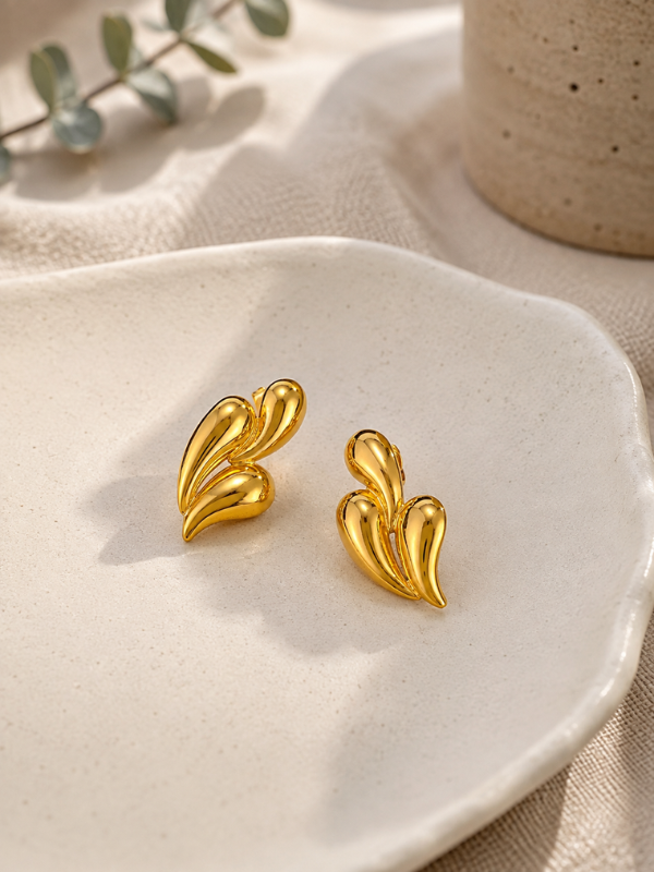 Flourish 18K Gold Plated Earrings
