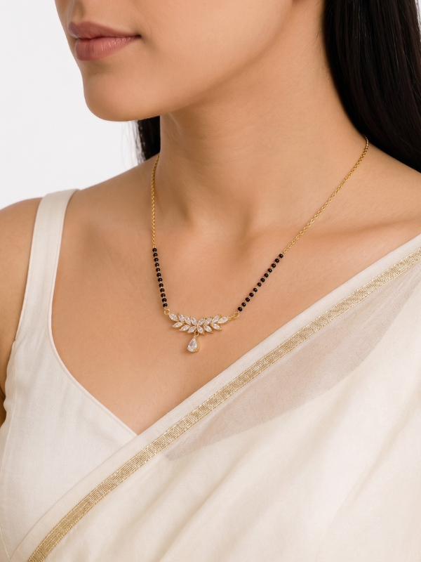Poorvi 18K Gold Plated Mangalsutra