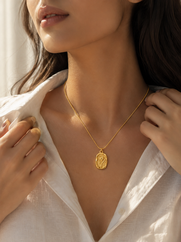 Bloom 18K Gold Plated Necklace