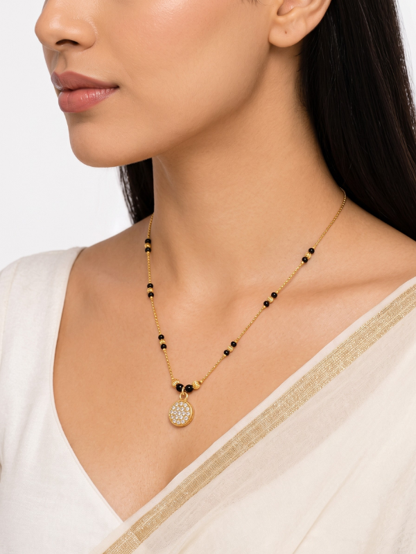 Jiya 18K Gold Plated  Mangalsutra