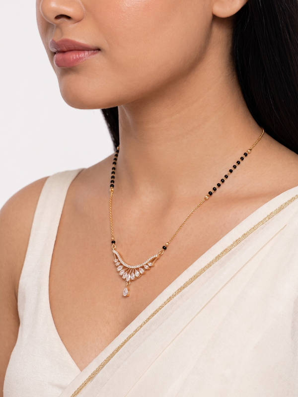 Vamika  Rose Gold Mangalsutra