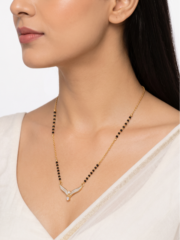 Krisha 18K Gold Plated Mangalsutra