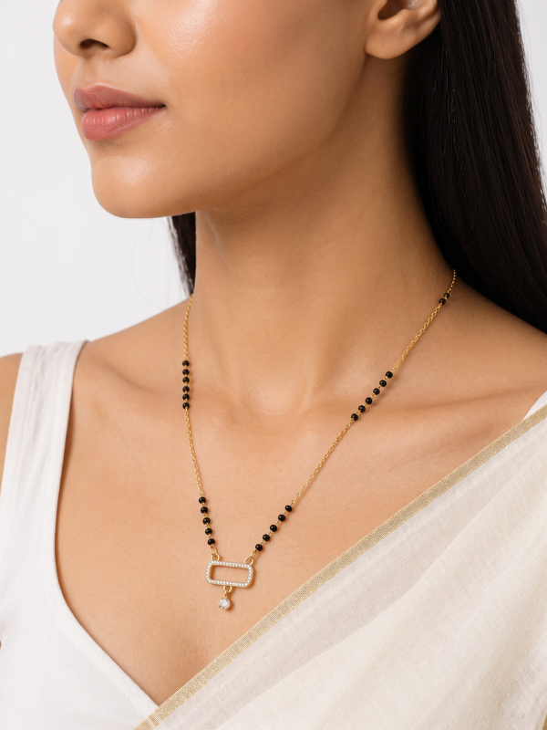 Urvisha 18K Gold Plated Mangalsutra