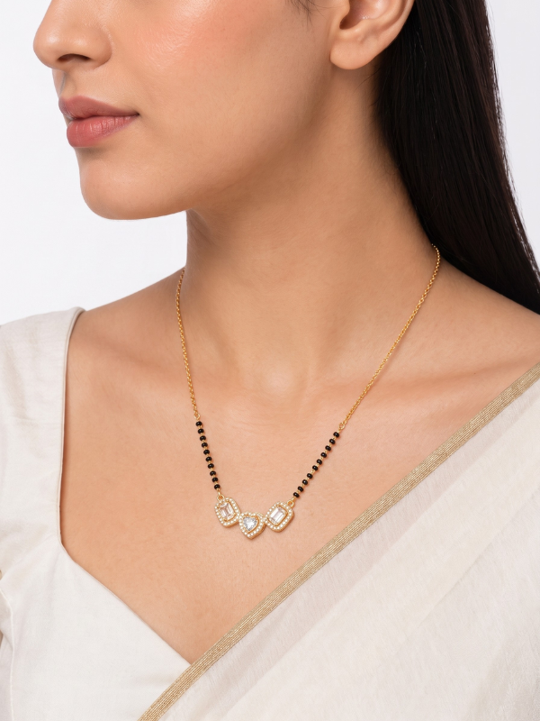 Iha 18K Gold Plated Mangalsutra