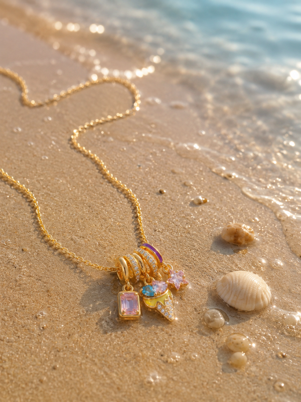 Prismelle Garden 18K Gold Plated Necklace
