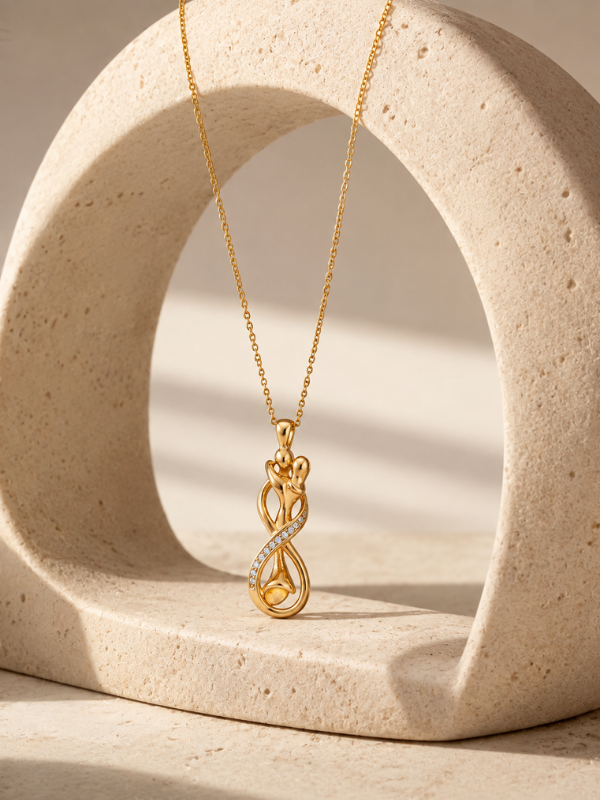 Infinite Love 18K Gold Plated Necklace