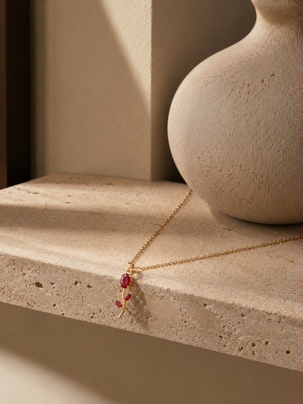 Rosavine 18K Gold Plated Necklace