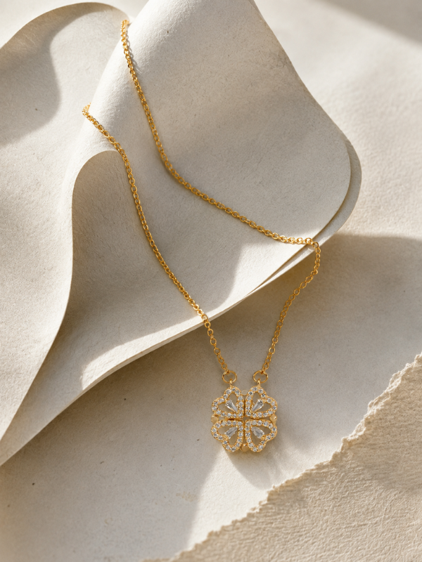 Lucky Clover 18K Gold Plated Necklace