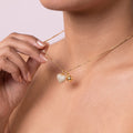 Twin Charm Heart Necklace
