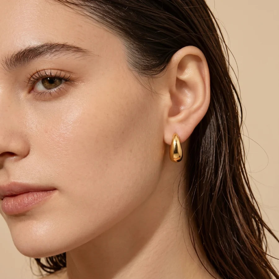 Metal Dro Earring