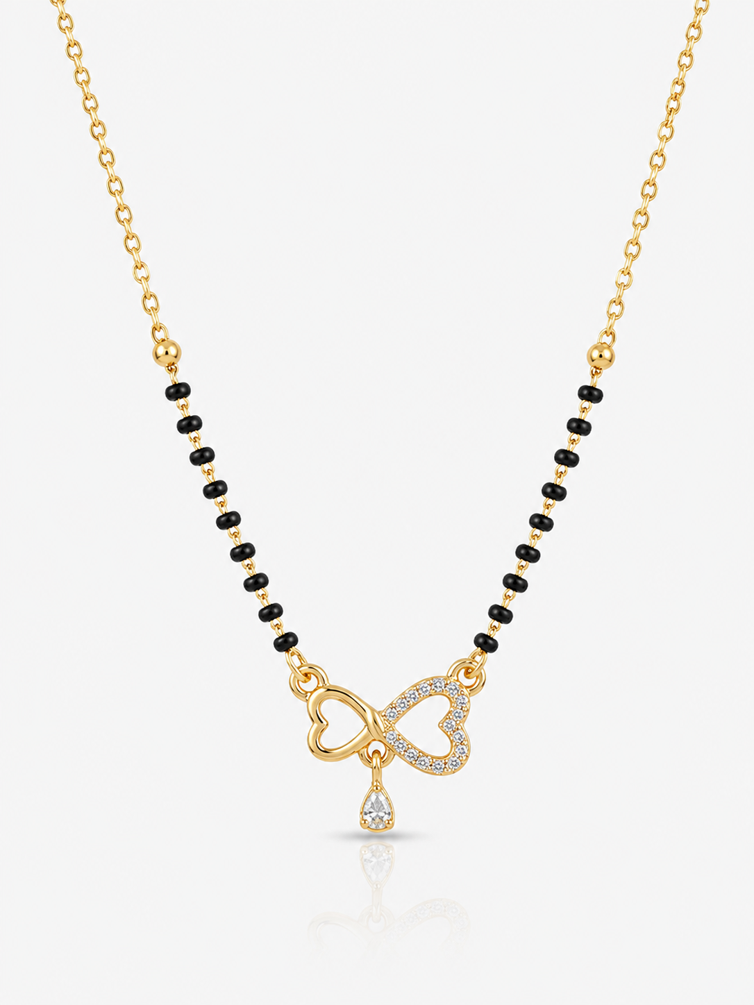 Infinite Heart 18K Gold Plated Mangalsutra