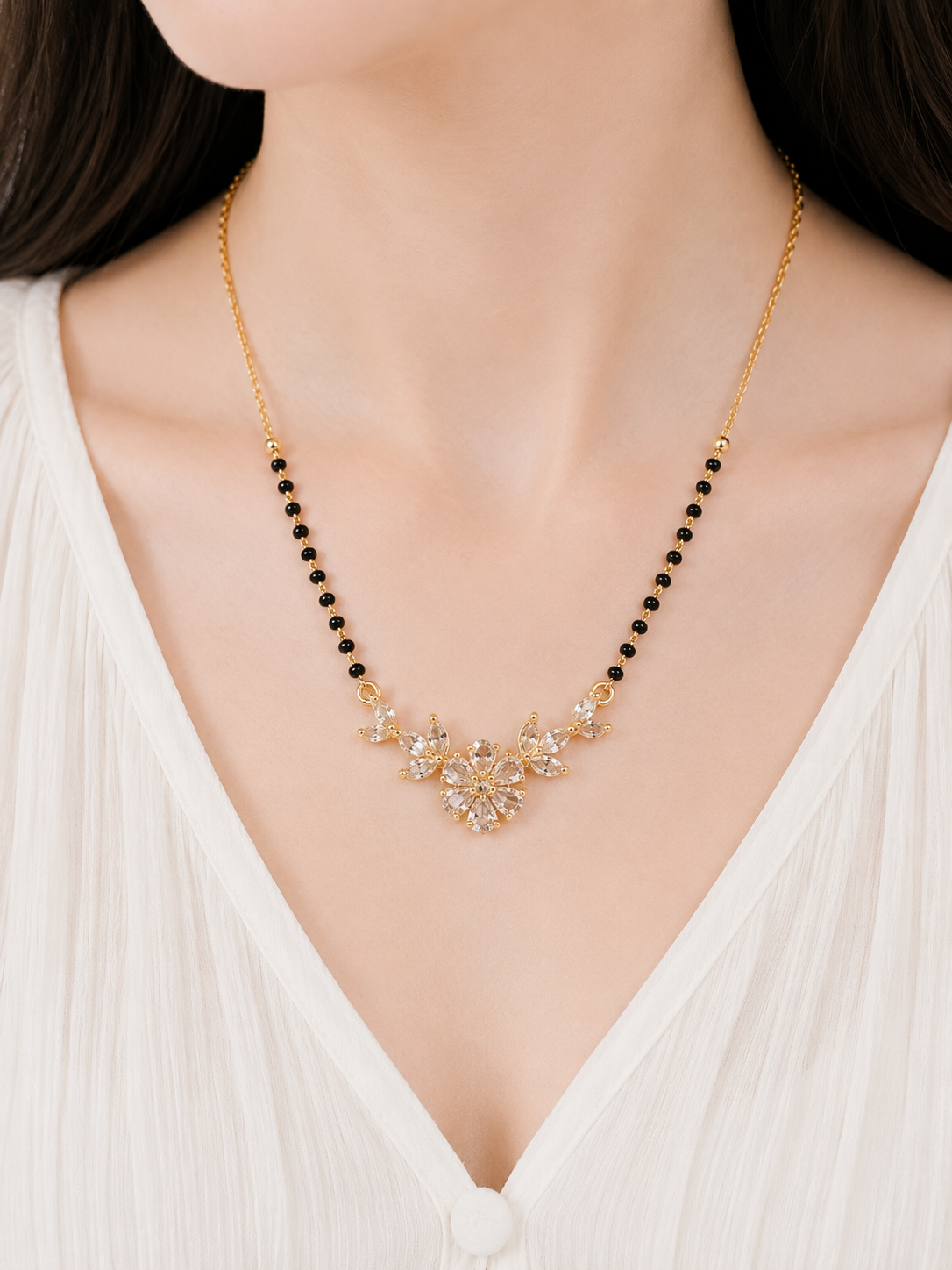 Rihana 18K Gold Plated Mangalsutra