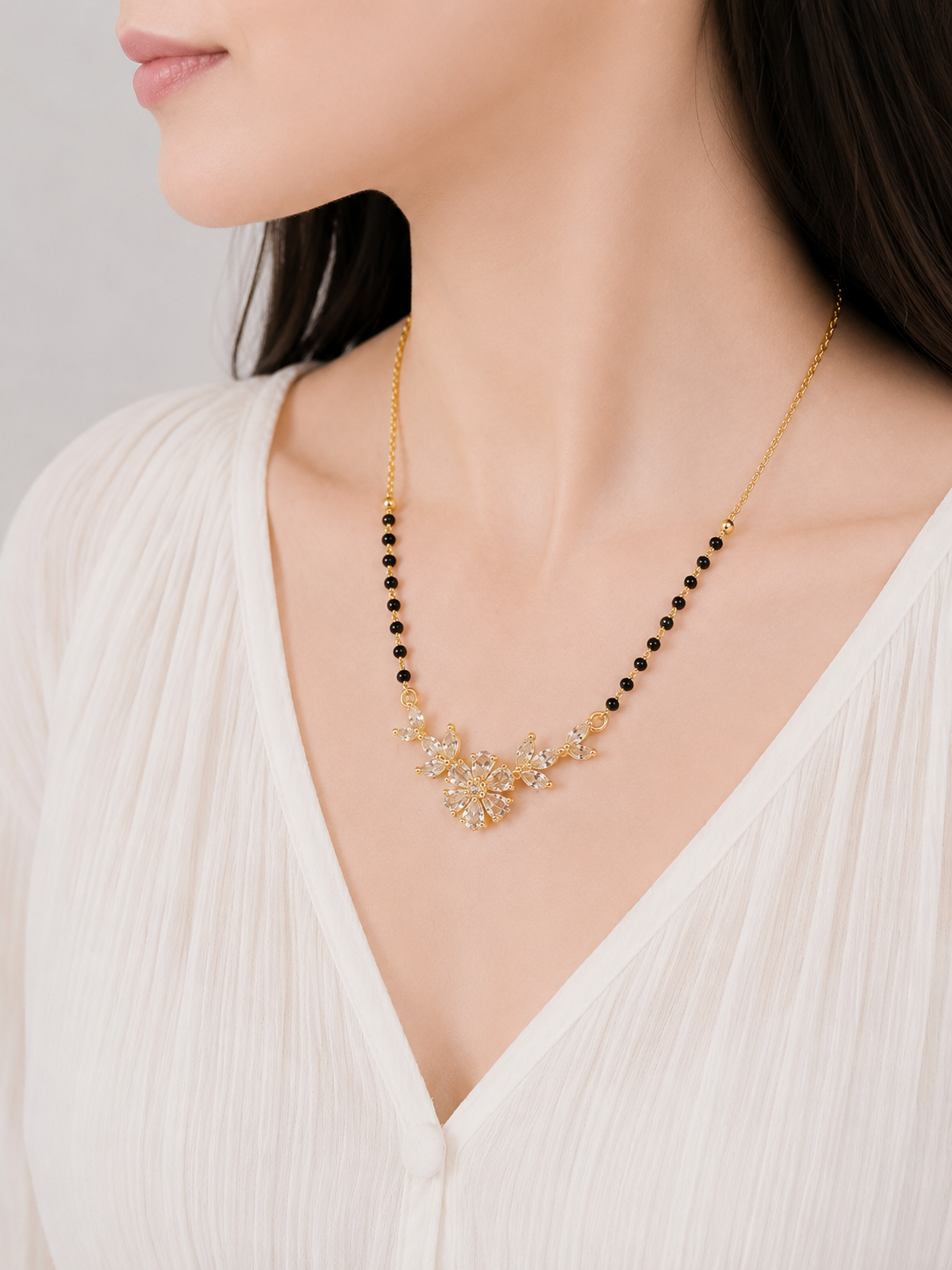 Rihana 18K Gold Plated Mangalsutra
